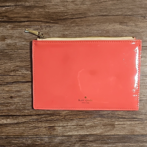 Kate Spade Pink Clutch Sleek Minimal Design Talullah Bankhead Quote - Picture 1 of 5